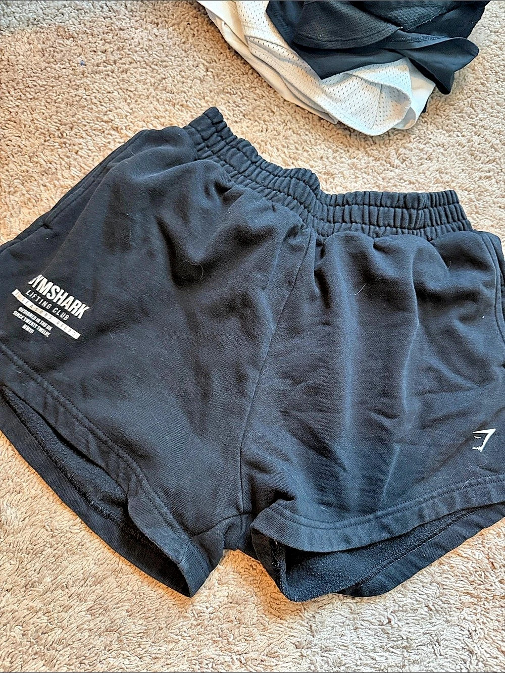 GYMSHARK Lifting Club Shorts Athletic Shorts in Black Size Medium